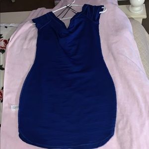 Blue short dress. Only worn once.
